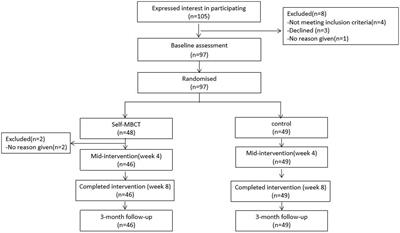 Effects of self-help mindfulness-based cognitive therapy on mindfulness, symptom change, and suicidal ideation in patients with depression: a randomized controlled study